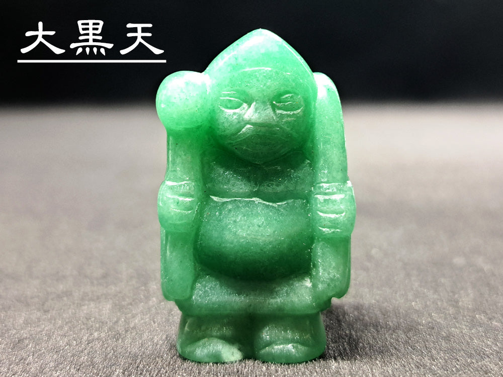 七福神No.001／カラー貴石・置物・台座付き – 天然石の店 ふうちゃん