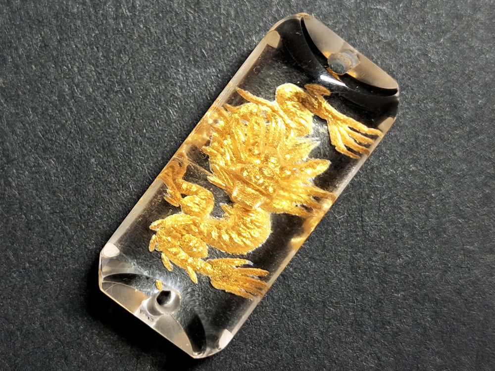 龍・金色入　No.005　約26×12×8ｍｍ