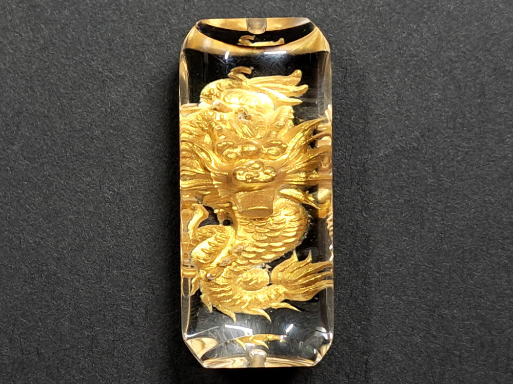 龍・金色入　No.004　約35×15×10ｍｍ