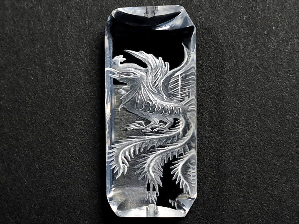 鳳凰・素彫　No.002　約35×15×10ｍｍ