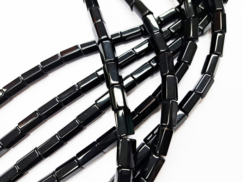 オニキス・六角柱/約１2×８ｍｍ連