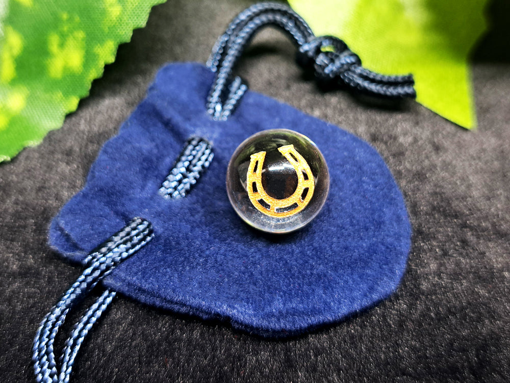 金色入り／巾着・紺