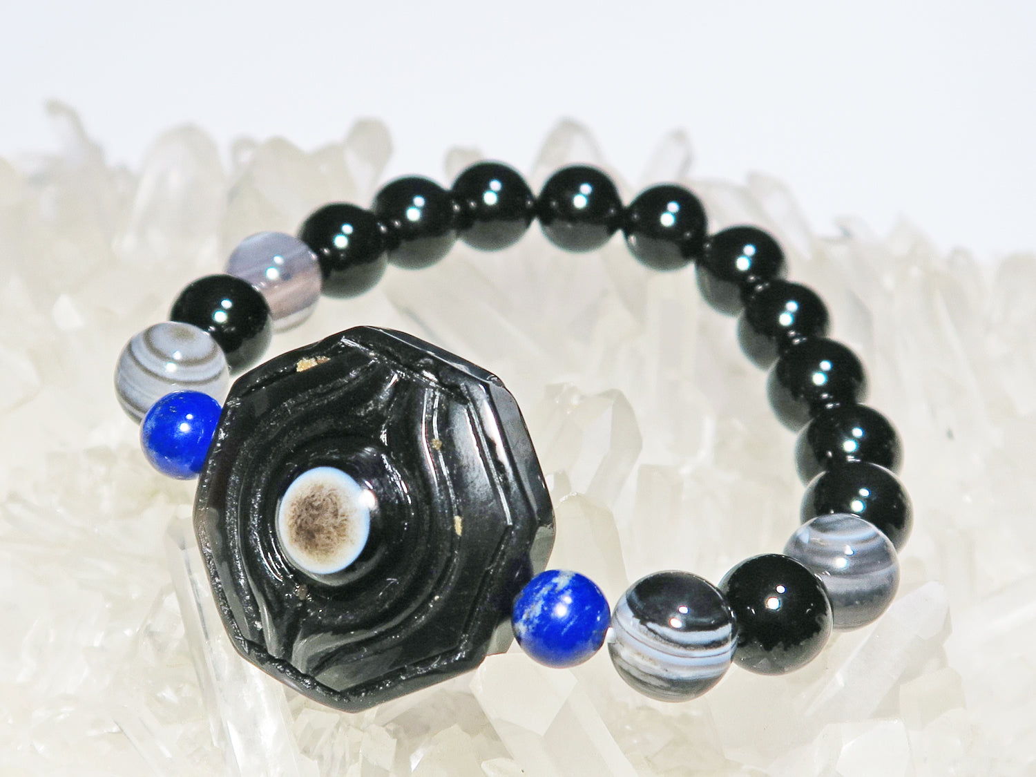 龍眼石 龍眼（陰陽八卦／天眼石パーツ） – 天然石の店 ふうちゃん