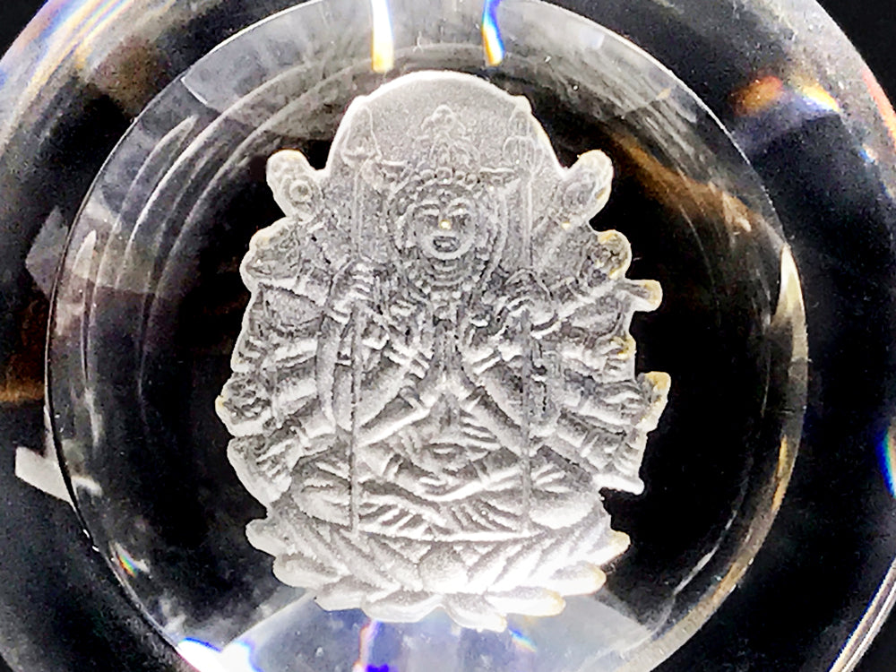 千手観音菩薩・裏彫り拡大