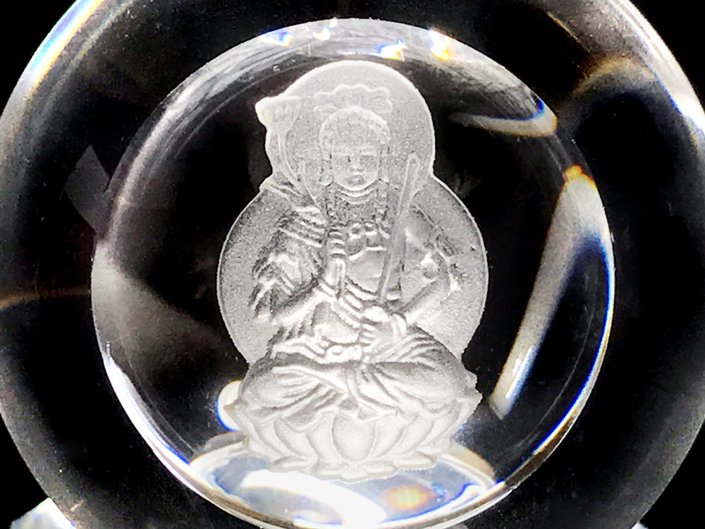 文殊菩薩・裏彫り拡大
