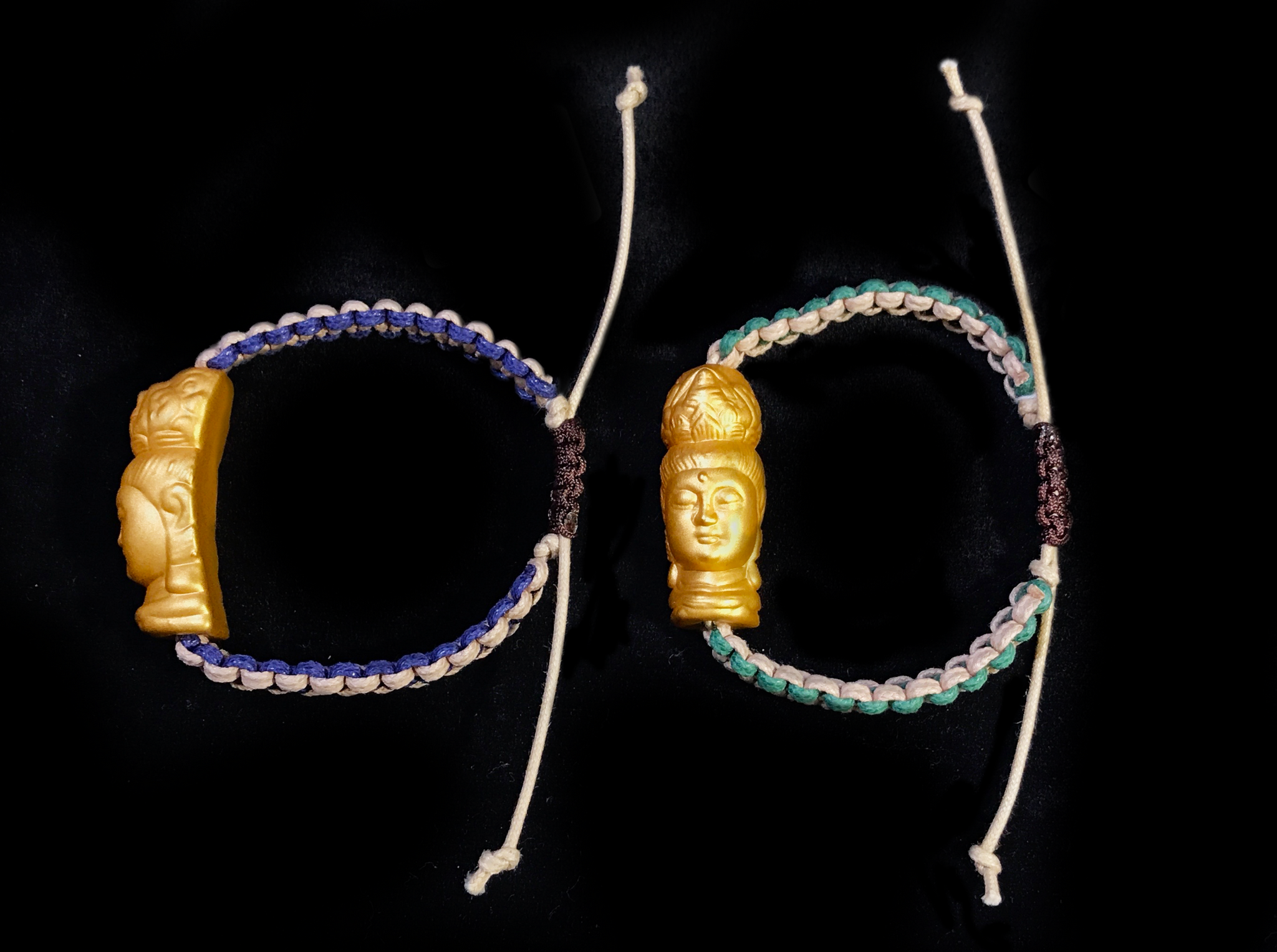 観音様パーツ（水晶／黄水晶／真鍮） – 天然石の店 ふうちゃん