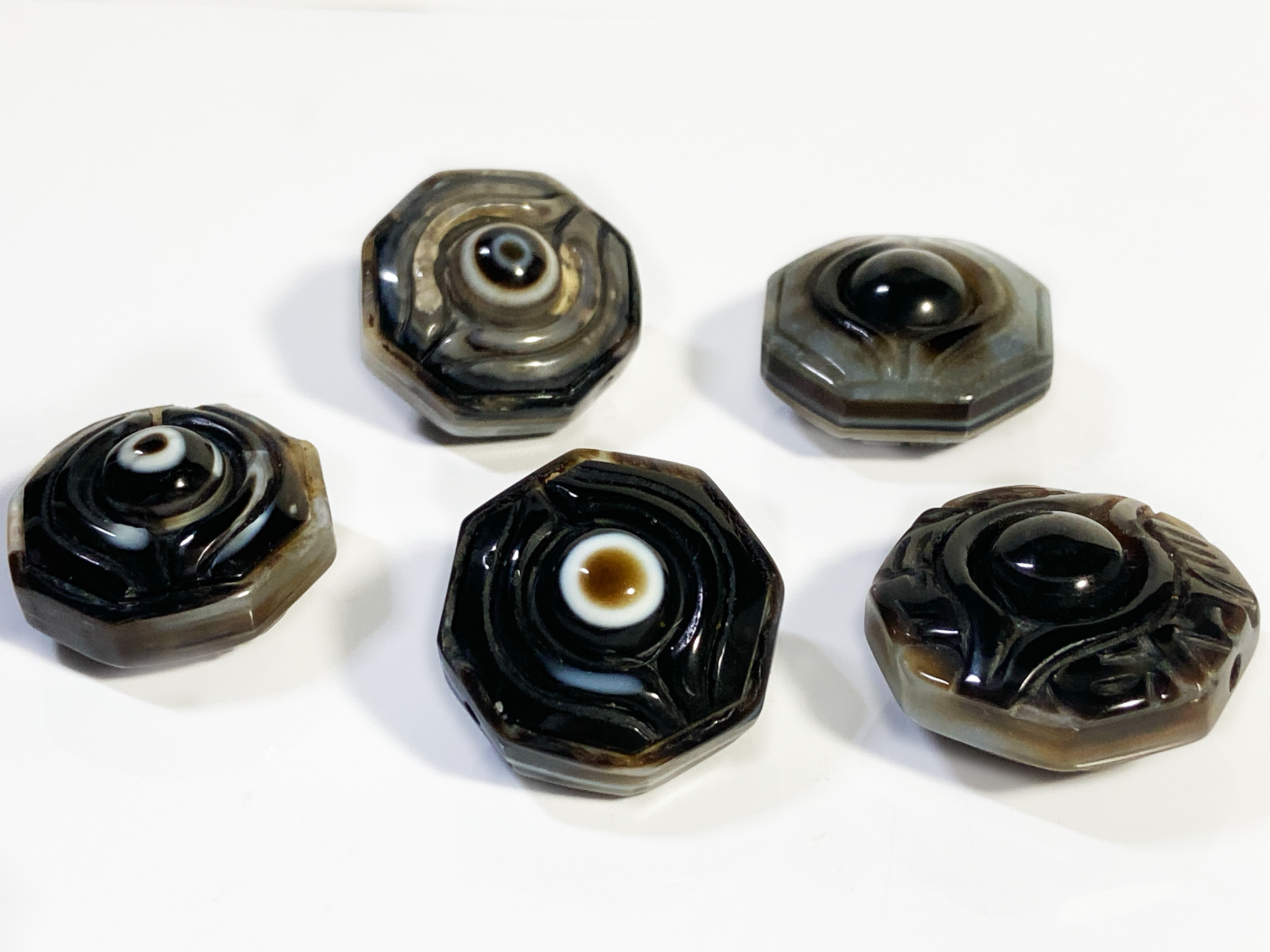 龍眼(陰陽八卦/天眼石パーツ) – 天然石の店 ふうちゃん 龍眼(陰陽八卦/天眼石パーツ) – 天然石の店 ふうちゃん