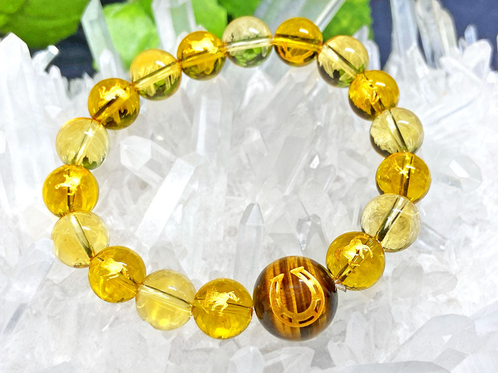 黄水晶（金色）ブレスレット