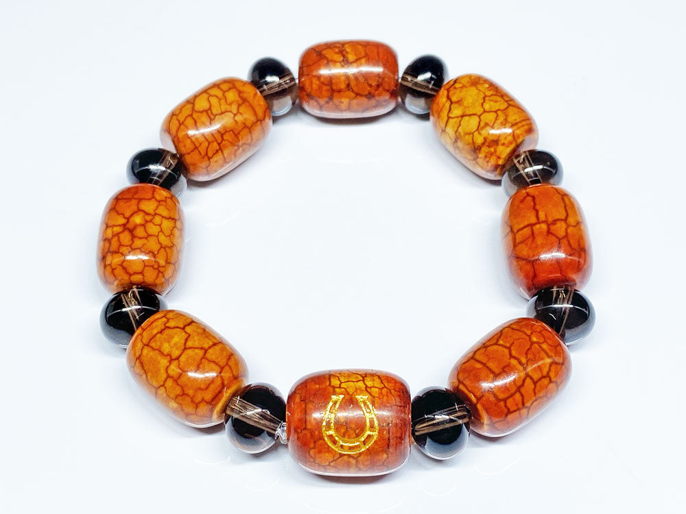 No.002：龍紋瑪瑙ブレスレット