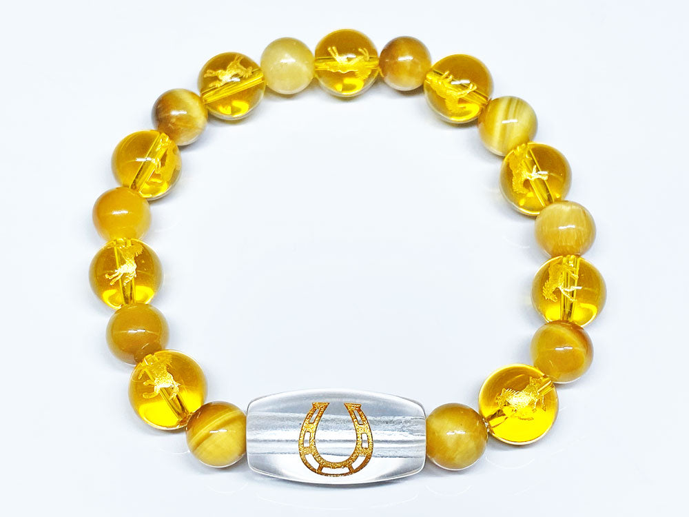 No.001：黄水晶ブレスレット
