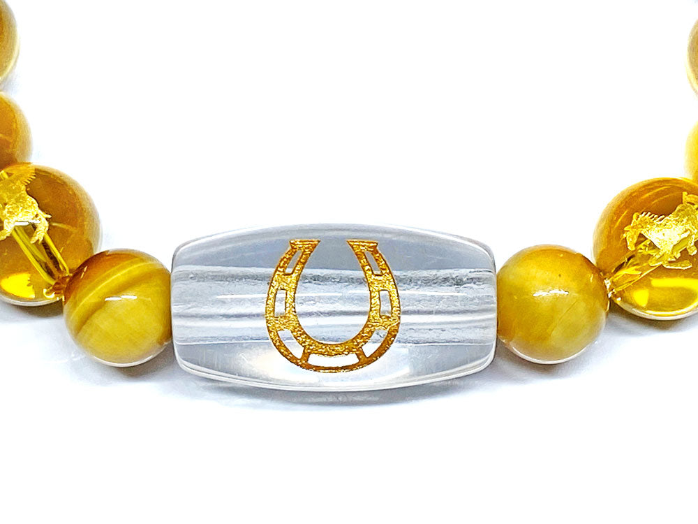 No.001：黄水晶ブレスレット