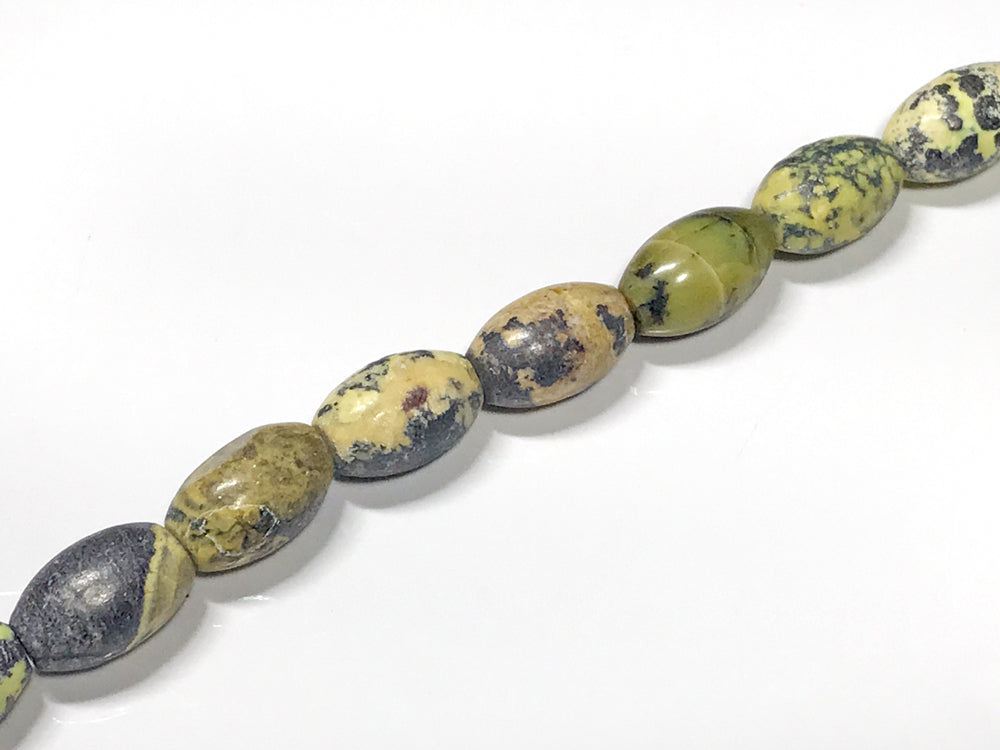 中国産イエローターコイズ（樽型） – 天然石の店 ふうちゃん