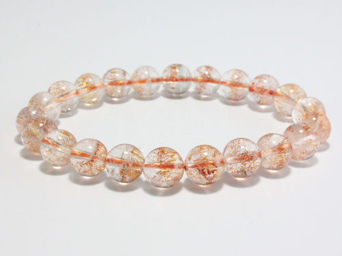 オレンジストロベリークォーツブレスレット – 天然石の店 ふうちゃん